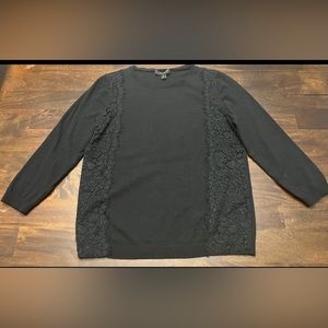 Ann Taylor Petite Black Sweater MP (8P-10P)